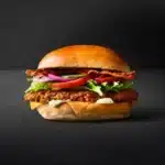 Brioche Fried Chicken Cheese & Bacon